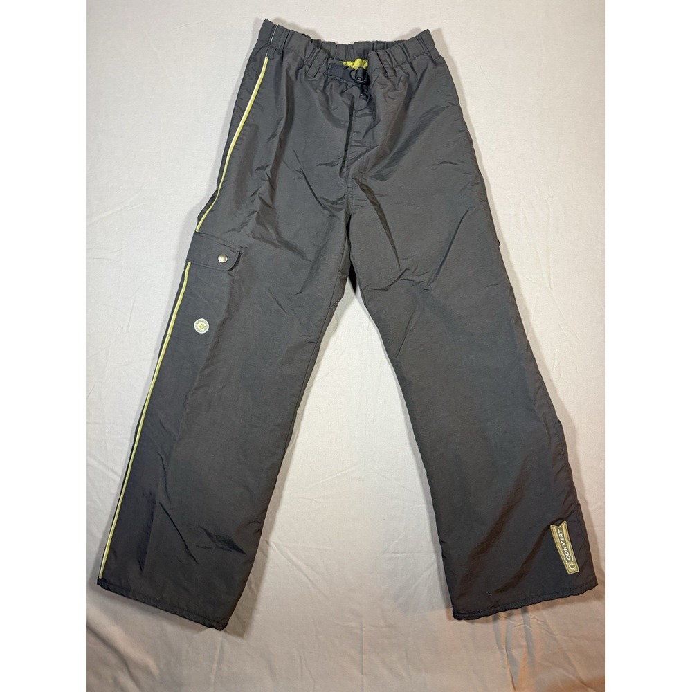 Columbia Convert Men's Insulated Snow Pants Black Nylon Size S Straight Leg